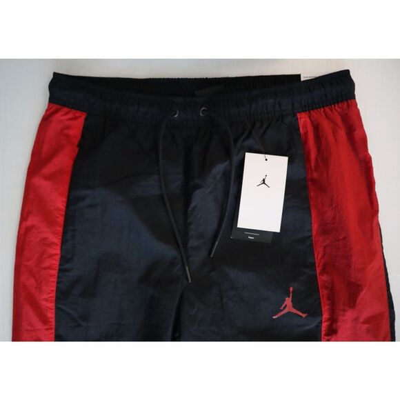 Jordan DX9373-013 Men's Sz M Black/Red Sport Jam Warm-Up Nylon Pants - Picture 8 of 14